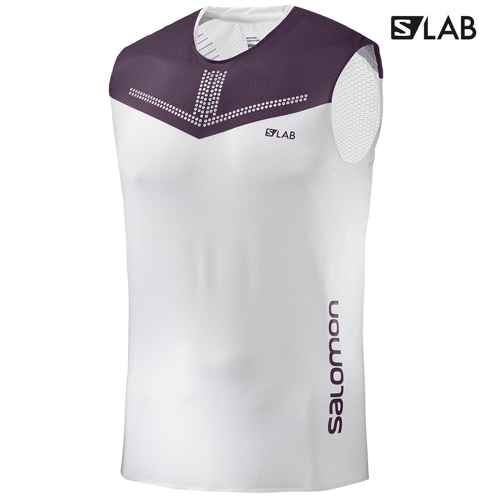 Salomon Israel S/LAB SENSE M - Mens Tank - White (WKJV-13720)